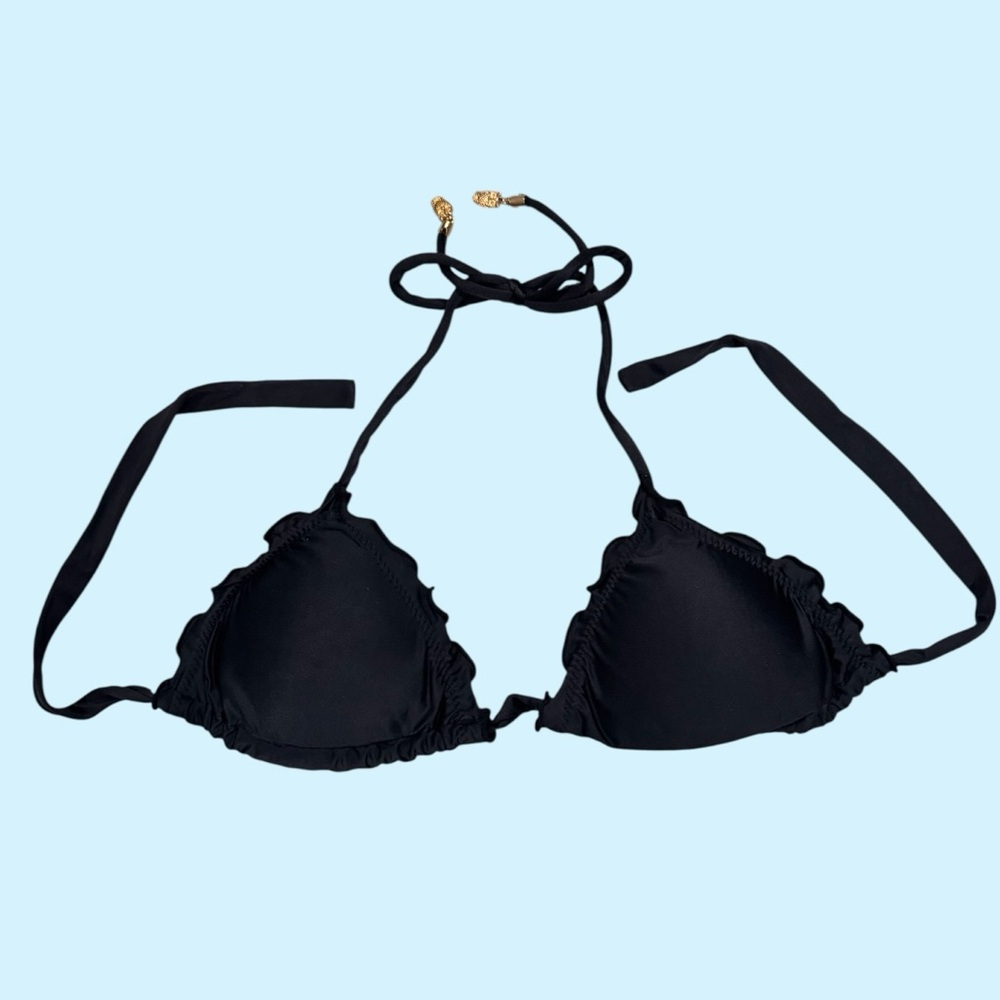Salinas Black Triangle Bikini Top